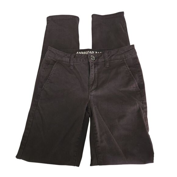 American Eagle Outfitters Denim - American Eagle Outfitters Black Jeans Straight-Leg